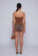 Ocean Crop Tube Top