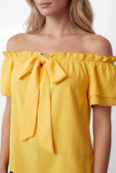 Josephine Tiered Sleeve Off Shoulder Blouse