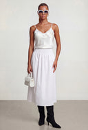 Lace Trim V-Neck Cami