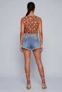 Floral Sleeveless Top