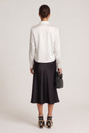 Leona Satin Button Front Shirt