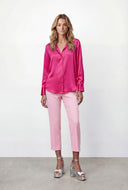 Ariya Satin Button Front Shirt
