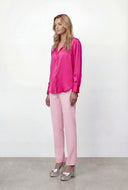 Ariya Satin Button Front Shirt