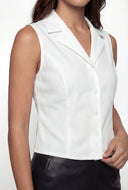 Ryan Crop Blazer Vest