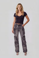 Monroe Hook and Eye Crop Top