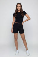 Malia Ruched Front Crop Top