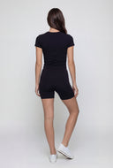 Malia Ruched Front Crop Top