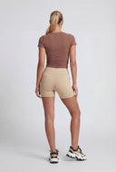 Malia Ruched Front Crop Top