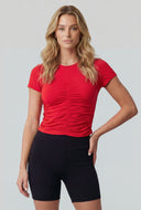 Malia Ruched Front Crop Top