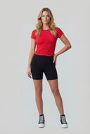 Malia Ruched Front Crop Top