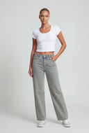 Kelly Ribbed Scoop Neck Crop Top