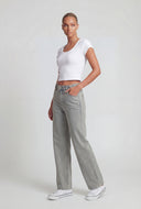 Kelly Ribbed Scoop Neck Crop Top