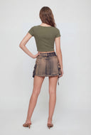 Kelly Ribbed Scoop Neck Crop Top