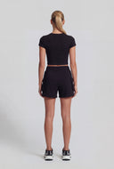Elodie Crew Neck Crop T-Shirt
