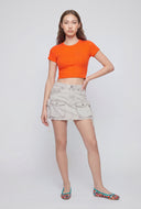 Raina Rib Knit Crop Top