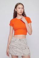 Raina Rib Knit Crop Top