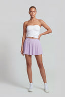Shirred Crop Tube Top