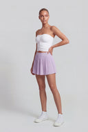 Shirred Crop Tube Top