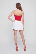 Shirred Crop Tube Top