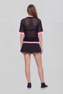 V-Neck Crochet Jersey