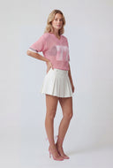V-Neck Crochet Jersey