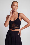 Lilianna Crochet Crop Tank Top