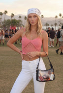 Lilianna Crochet Crop Tank Top