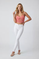 Lilianna Crochet Crop Tank Top