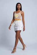 Seashell Crop Top