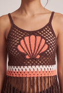 Seashell Crop Top