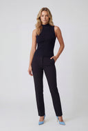 Sleeveless Mock Neck Knit Top