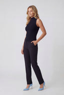 Sleeveless Mock Neck Knit Top