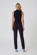 Sleeveless Mock Neck Knit Top