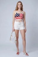 Americana Fringe Crop Top