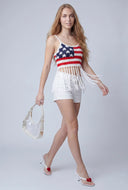 Americana Fringe Crop Top
