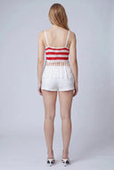 Americana Fringe Crop Top