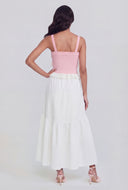 Tiered Ruffle Knit Tank Top