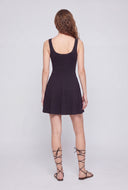 Sleeveless Skater Dress and Shorts Set