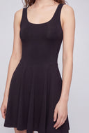 Sleeveless Skater Dress and Shorts Set