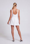 Sleeveless Skater Dress and Shorts Set