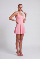 Sleeveless Skater Dress and Shorts Set