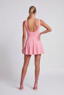 Sleeveless Skater Dress and Shorts Set