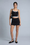 Mikaela Layered Look Crop Cami