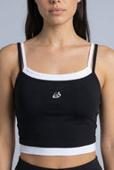 Mikaela Layered Look Crop Cami
