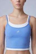Mikaela Layered Look Crop Cami