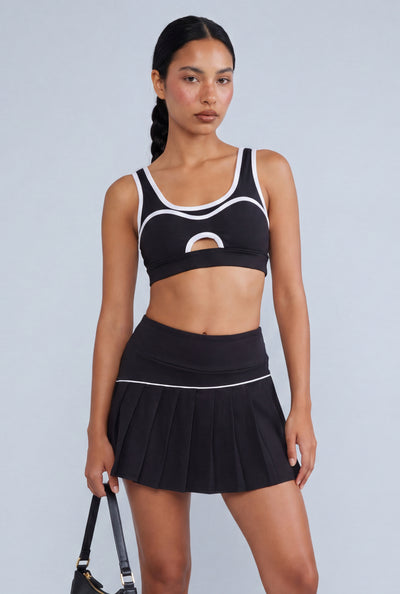 Love Contrast Keyhole Sports Bra