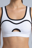 Love Contrast Keyhole Sports Bra