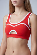 Love Contrast Keyhole Sports Bra