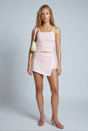 Dani Contrast Square Neck Crop Top