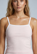 Dani Contrast Square Neck Crop Top